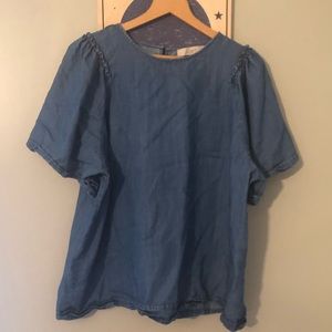 Loft denim top